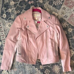 MICHAEL Michael Kors Blush Leather Jacket